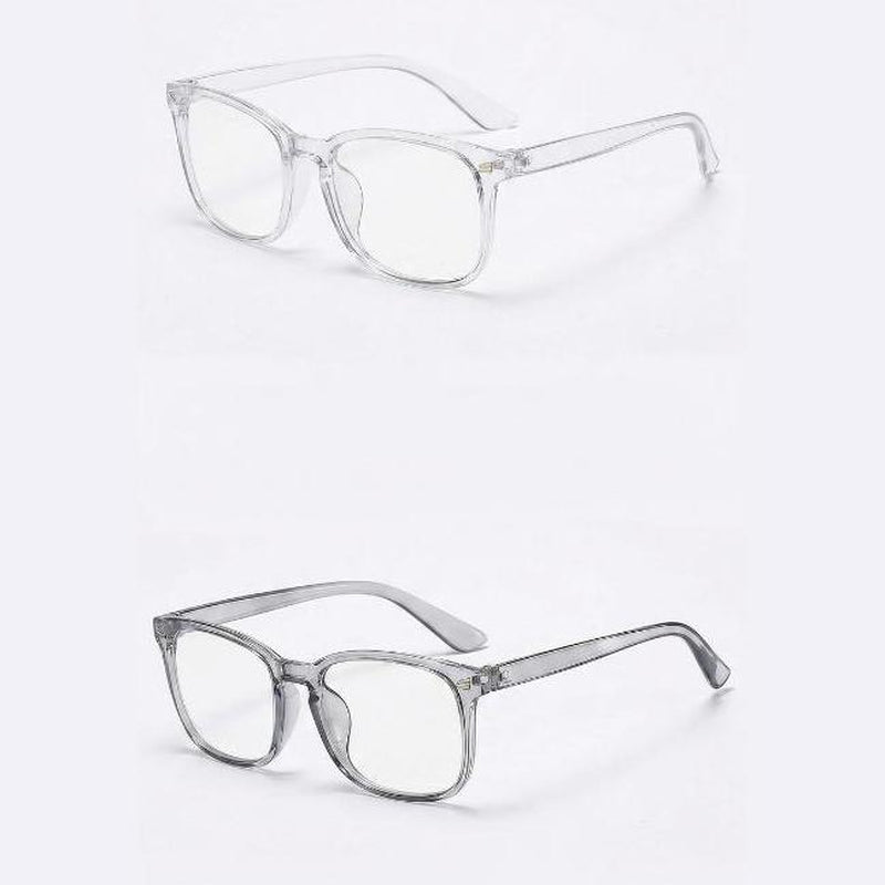 Blue Light Blocking Sports Eyewear - 1.61 Index Lenses, Anti-Eyestrain, Anti-Glare, UV Protection, Impact Resistant, Flexible PC Minimalist Lightweight Frame for Screen Time, Office Use, Allday Wear